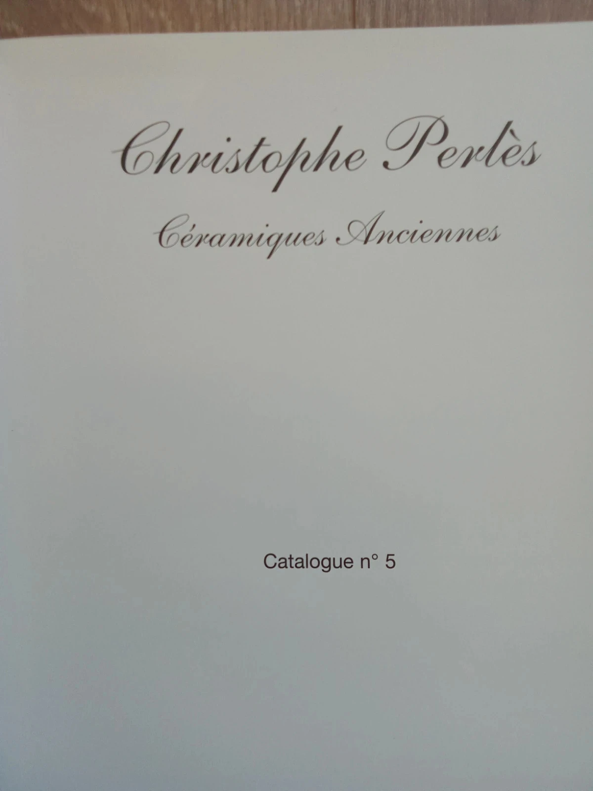 Antieke keramiek nr. 5, Christophe Perlès – photo 4